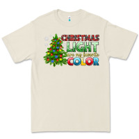 Bone Christmas light are my favorite color Premium Tee - NancyCooperArtShop
