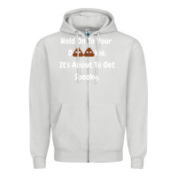 Dove Grey spooky halloween women and children Zipper Hoodie - maiPhamDesign