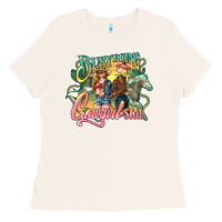 Bone Busy doing Cowgirl shit Ladies Tee - HowdyJamesFarm