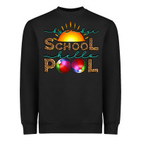 Black bye bye school hello pool Heavyweight Sweatshirt - Artiststas