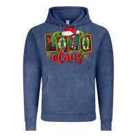 Vintage Denim christmas lolo claus Vintage Hoodie - FaDigitalArtStudio