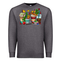 Charcoal Heather spanish teacher coffee cups Premium Sweatshirt - AdoDesignShop