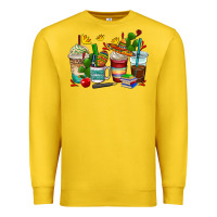 Lemon spanish teacher coffee cups Premium Sweatshirt - AdoDesignShop