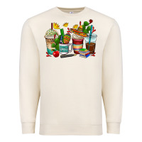 Sandshell spanish teacher coffee cups Premium Sweatshirt - AdoDesignShop