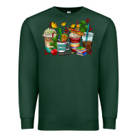Sports Green spanish teacher coffee cups Premium Sweatshirt - AdoDesignShop