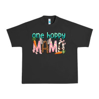 Pigment Black One hoppy mama mother's day Urban Heavy Tee - HowdyJamesFarm