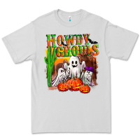Dove Grey Howdy ghouls Premium Tee - NancyCooperArtShop