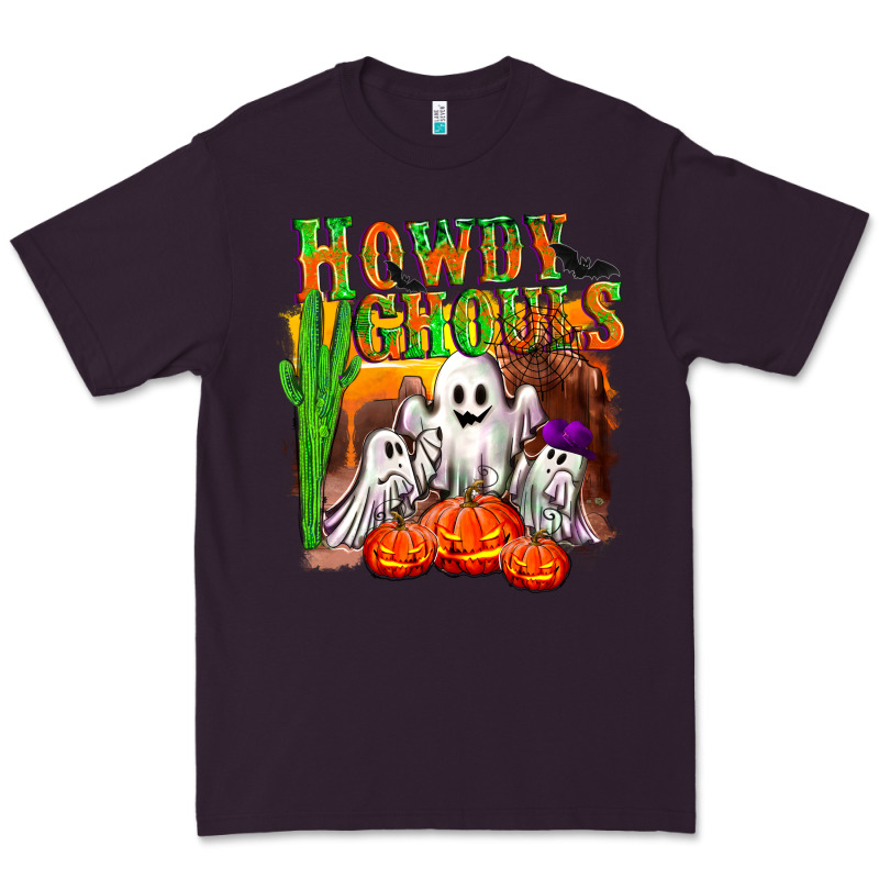 Howdy Ghouls Premium Tee by NancyCooperArtShop | Teevron