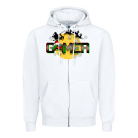 White Christmas gamer Zipper Hoodie - BarkalooDesign