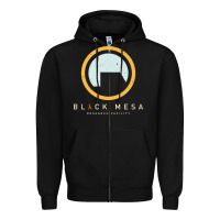 Black Black Mesa Research Facility T-Shirt Zipper Hoodie - maiPhamDesign