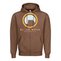 Chestnut Black Mesa Research Facility T-Shirt Zipper Hoodie - maiPhamDesign