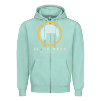 Seafoam Black Mesa Research Facility T-Shirt Zipper Hoodie - maiPhamDesign