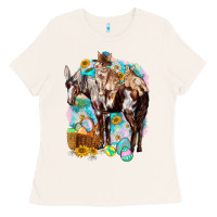 Happy Easter Day Rodeo Ladies Tee | Teevron