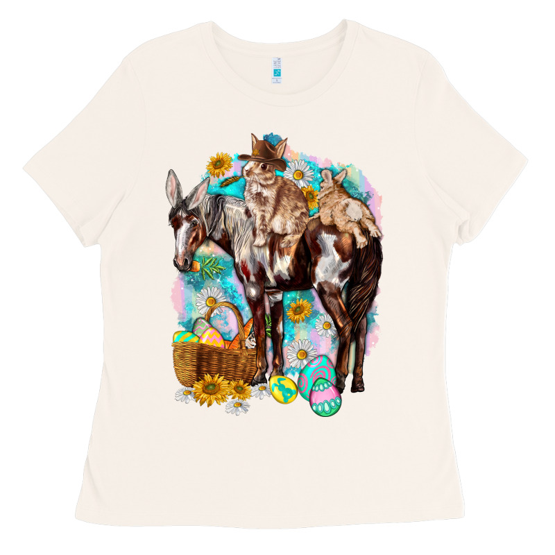 Happy Easter Day Rodeo Ladies Tee by HowdyJamesFarm | Teevron