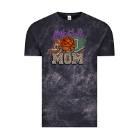 Cloud Black Basketball Mom Vintage Tee - HowdyJamesFarm