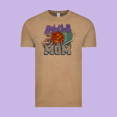 Basketball Mom Vintage Tee Designed By Howdyjamesfarm