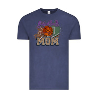 Vintage Denim Basketball Mom Vintage Tee - HowdyJamesFarm