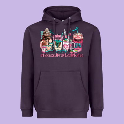 Licensed Practical Nurse  Coffee Cup Heavyweight Hoodie Designed By Adodesignshop
