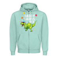 Seafoam Mens Daddysaurus T Rex Dinosaur Daddy Family Matching Gifts Idea Zipper Hoodie - maiPhamDesign