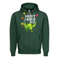 Sports Green Mens Daddysaurus T Rex Dinosaur Daddy Family Matching Gifts Idea Zipper Hoodie - maiPhamDesign