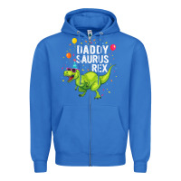 Mens Daddysaurus T Rex Dinosaur Daddy Family Matching Gifts Idea Zipper Hoodie | Teevron