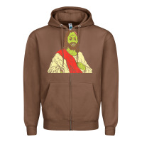 Chestnut zombie jesus halloween costume christian christ Zipper Hoodie - maiPhamDesign