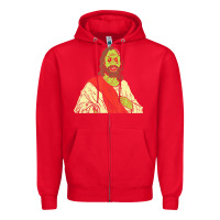 Red zombie jesus halloween costume christian christ Zipper Hoodie - maiPhamDesign