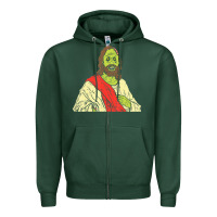 Zombie Jesus Halloween Costume Christian Christ Zipper Hoodie | Teevron