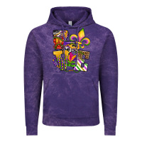 Cloud Purple louisiana map love Vintage Hoodie - OliviaCreatesArt