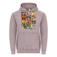 Vintage Zinc louisiana map love Vintage Hoodie - OliviaCreatesArt