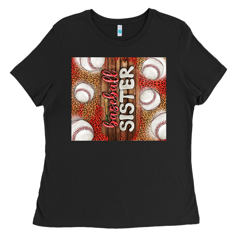 Baseball Sister Ladies Tee by TumblerDesignByShophia | Teevron