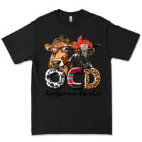 Black OCD Obsessive Cow Disorder Premium Tee - texasbilliewilder