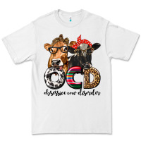 White OCD Obsessive Cow Disorder Premium Tee - texasbilliewilder