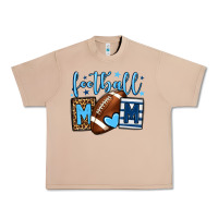 Burro Football mom blue team color  mother's day Urban Heavy Tee - HowdyJamesFarm