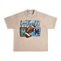 French Oak Football mom blue team color  mother's day Urban Heavy Tee - HowdyJamesFarm