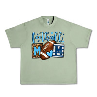 Oil Green Football mom blue team color  mother's day Urban Heavy Tee - HowdyJamesFarm