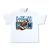 White Football mom blue team color  mother's day Urban Heavy Tee - HowdyJamesFarm