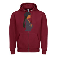 Burgundy Day Gifts Harper Funny Gifts Men Zipper Hoodie - maiPhamDesign
