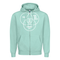 Seafoam 1984 Brave New World Fahrenheit 451 Conspiracy T-Shirt Zipper Hoodie - maiPhamDesign