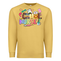 Antique Gold school nurse Premium Sweatshirt - AdoDesignShop