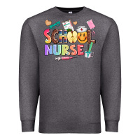 Charcoal Heather school nurse Premium Sweatshirt - AdoDesignShop