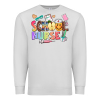 Dove Grey school nurse Premium Sweatshirt - AdoDesignShop