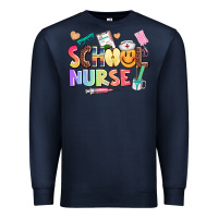 Navy school nurse Premium Sweatshirt - AdoDesignShop