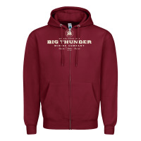 Burgundy Big Thunder Mining Company - Theme Park Series T-Shirt Zipper Hoodie - maiPhamDesign