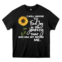 Black I Will Choose To Find Joy In The Journey That God Heavy Core Tee - Bettercallsaul