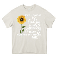 Cream I Will Choose To Find Joy In The Journey That God Heavy Core Tee - Bettercallsaul