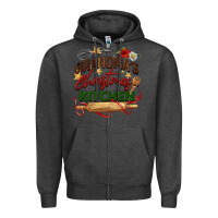 Charcoal Heather grandma's Christmas kitchen Zipper Hoodie - BarkalooDesign