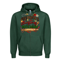 Sports Green grandma's Christmas kitchen Zipper Hoodie - BarkalooDesign