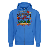 True Royal grandma's Christmas kitchen Zipper Hoodie - BarkalooDesign