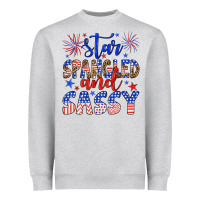 Heather Grey star spangled and sassy Heavyweight Sweatshirt - Artiststas